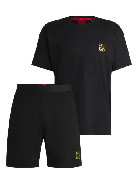 HUGO Conjunto de pijama com logo