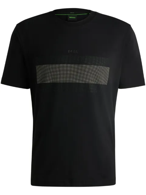 BOSS playera manga corta con estampado gráfico