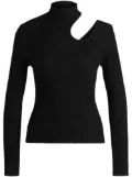 HUGO cut-out jumper - Black