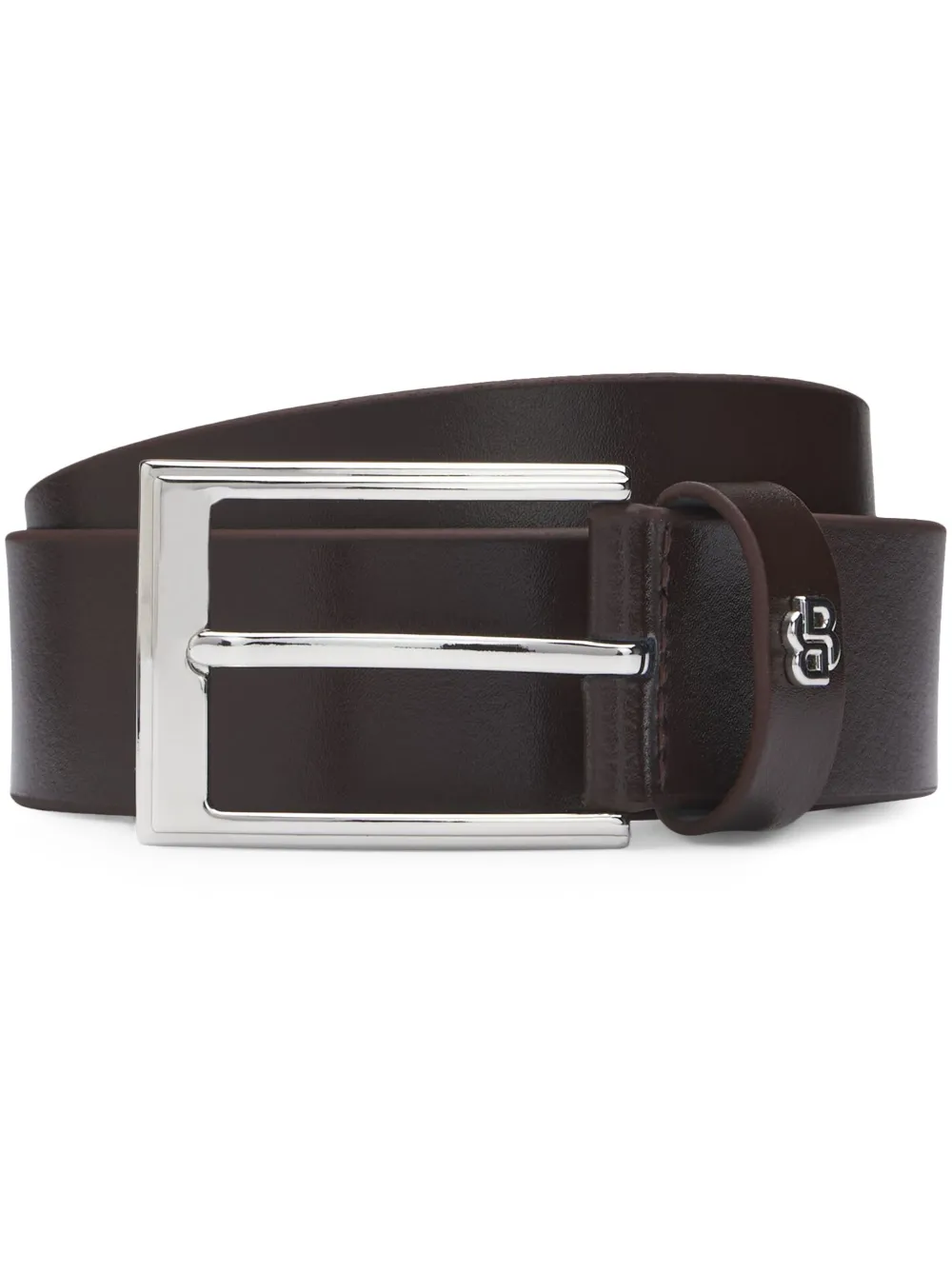 Hugo Boss Leather Belt In Brown
