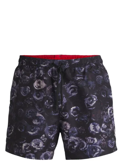HUGO Seasonal-print swim shorts