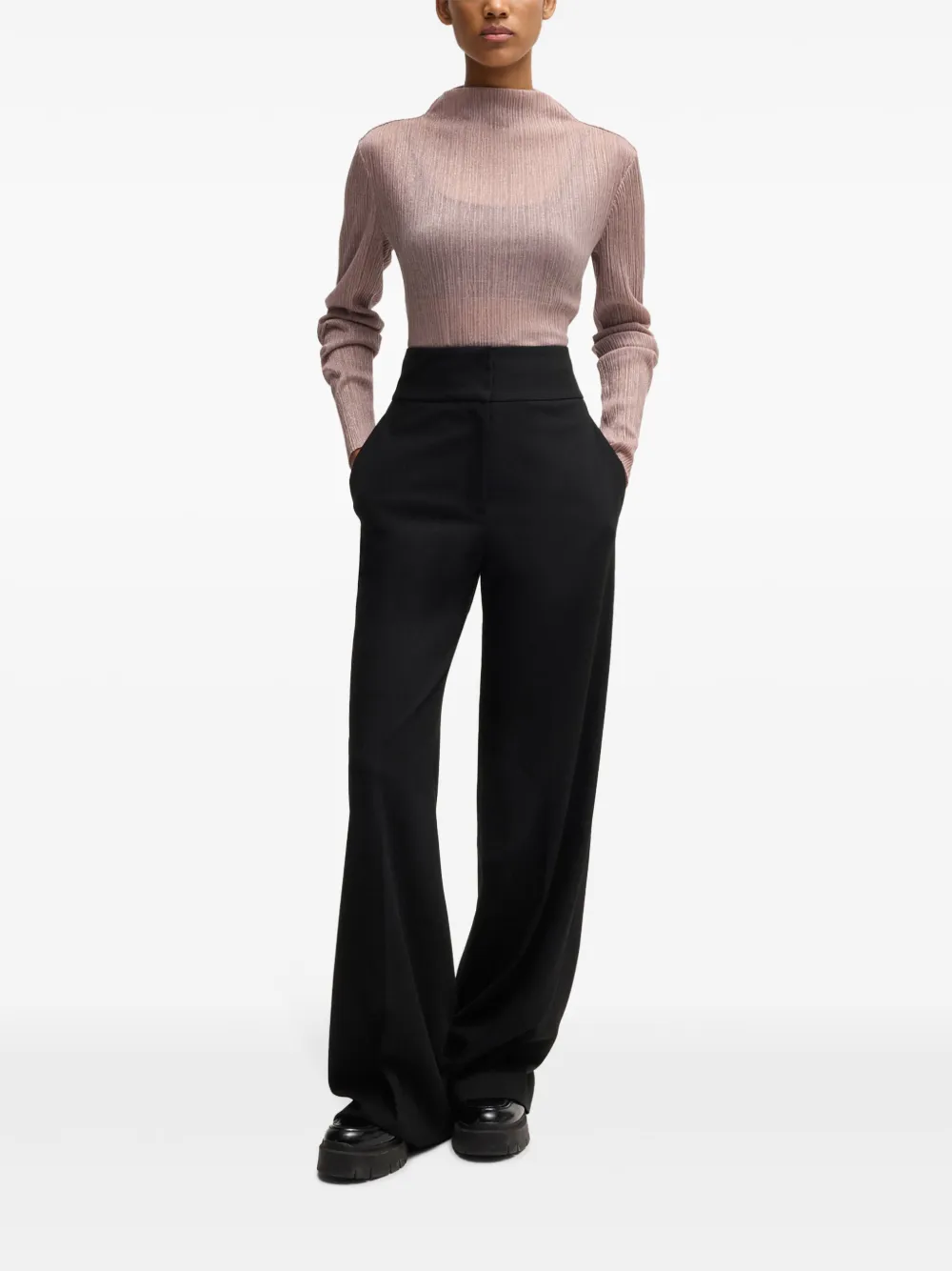 HUGO Blusa com efeito plissado | Blusas | Image 2