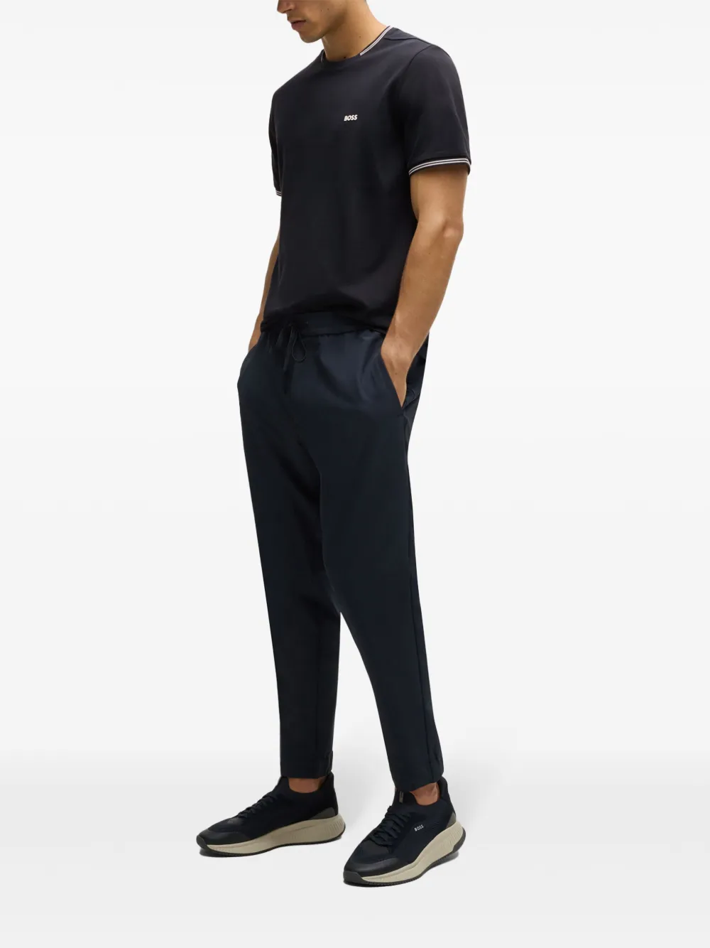 BOSS Camiseta com acabamento contrastante | Camisetas | Image 2