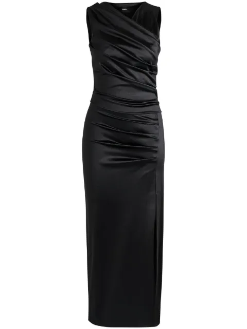 BOSS draped maxi dress