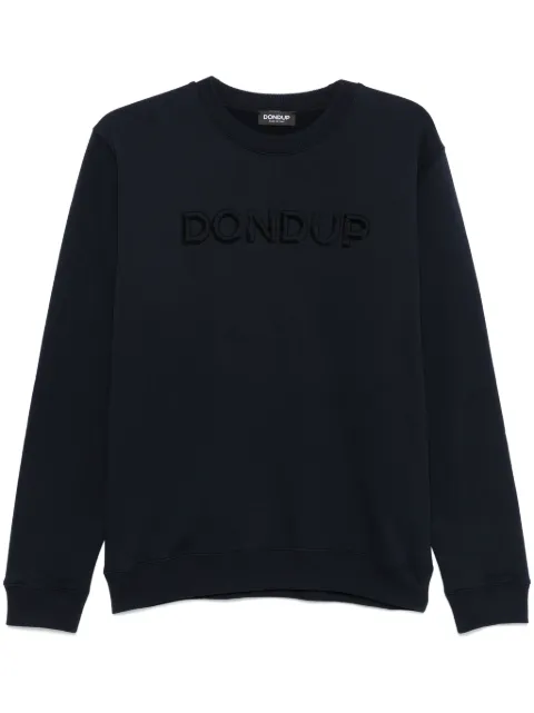 DONDUP logo-flocked sweatshirt