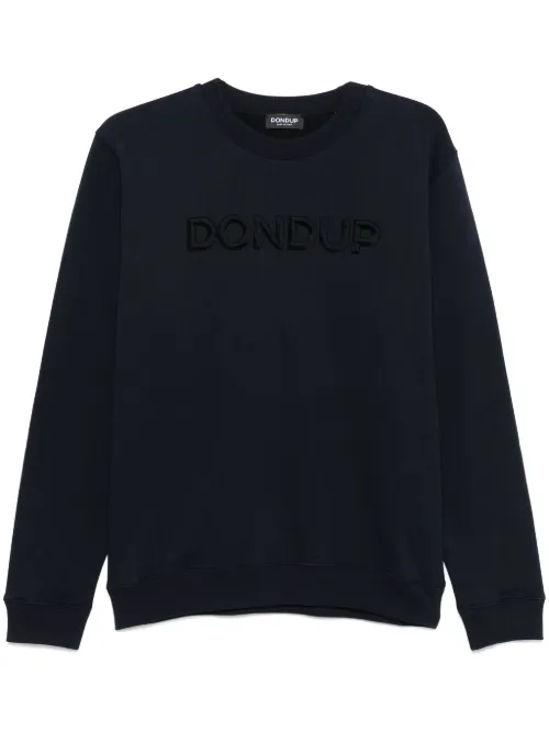 DONDUP sweat à logo floqué - Bleu - DONDUP - Modalova