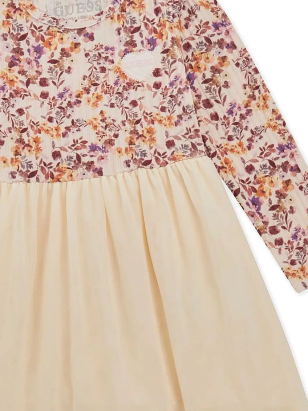 Guess Kids floralprint Jersey Dress Pink FARFETCH