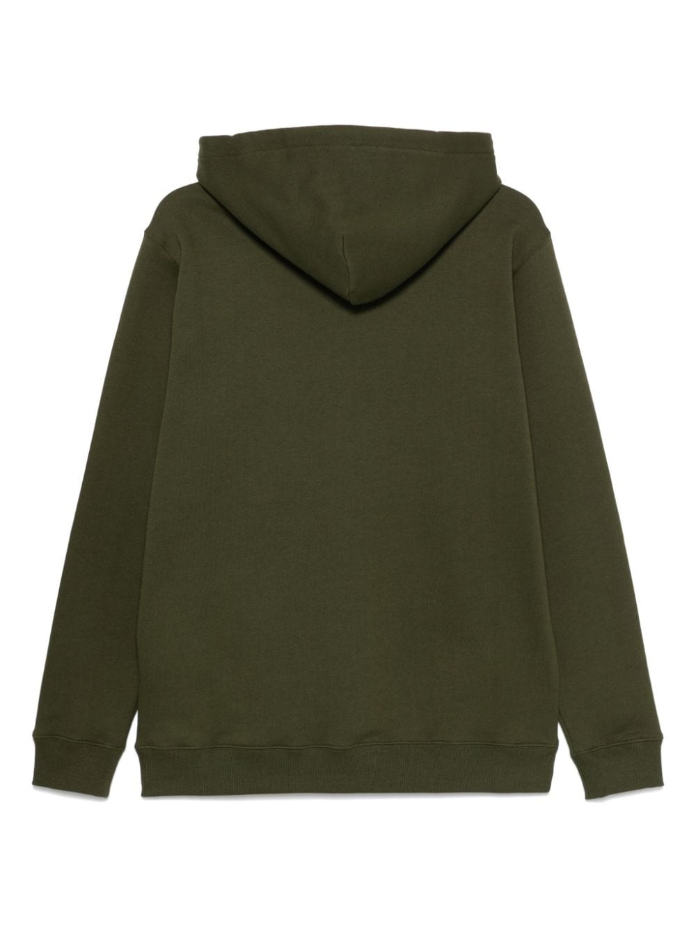 DONDUP raised logo-detail hoodie - Groen