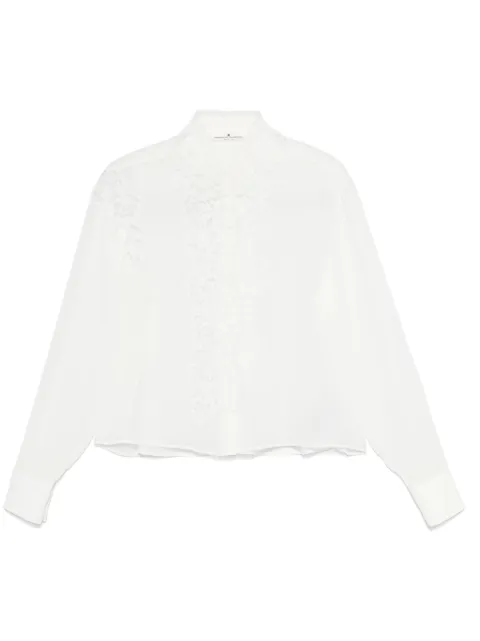 Ermanno Scervino lace-panel shirt