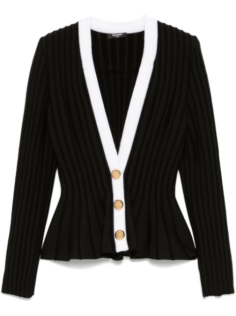 Balmain raised seam-detail jacket Women