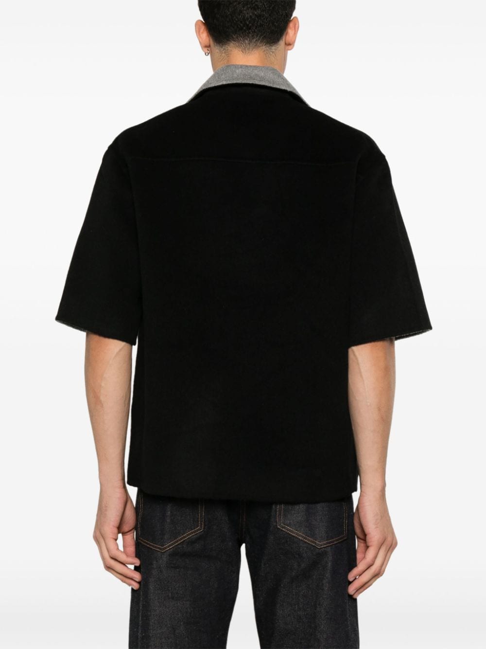 Shop Axel Arigato Holiday Shirt In Black