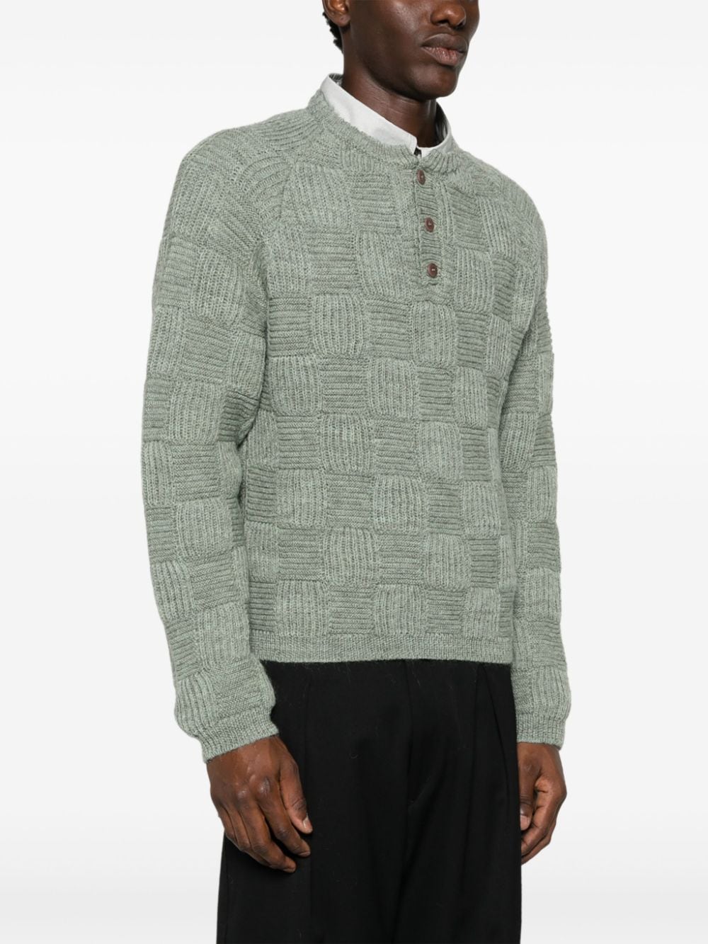 Shop Magliano Serafino Sweater In Green