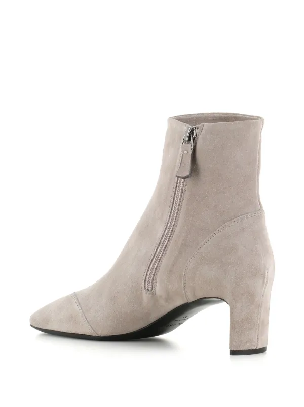 Del Carlo Stiefeletten Aus Wildleder 55mm Nude FARFETCH AT
