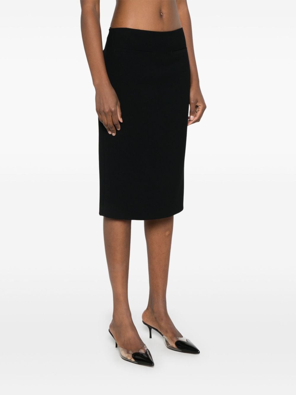 Shop N°21 Pencil Midi Skirt In Black