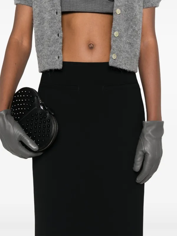 Nº21 Pencil Midi Skirt | Black | FARFETCH