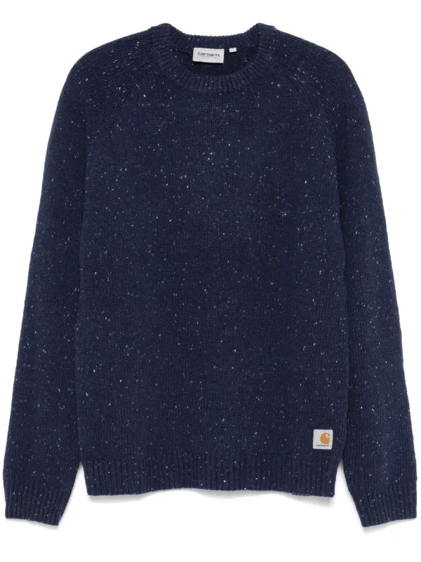 Carhartt WIP Anglistic Sweater Blue FARFETCH