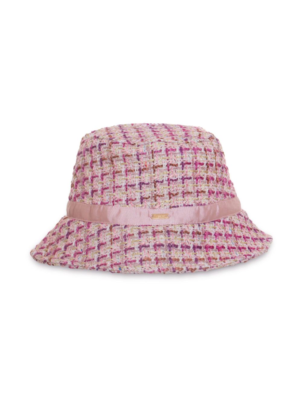 Patachou tweed bucket hat - Pink