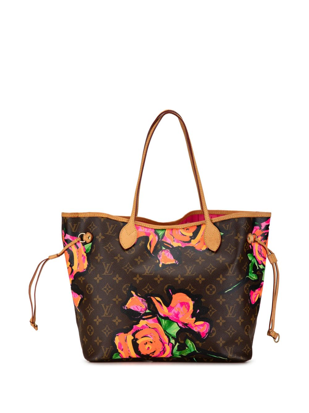 Louis Vuitton Pre-Owned 2009 Monogram Roses Neverfull MM tote bag - Bruin