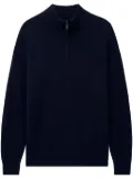 Pringle of Scotland zip cashmere jumper - Blue