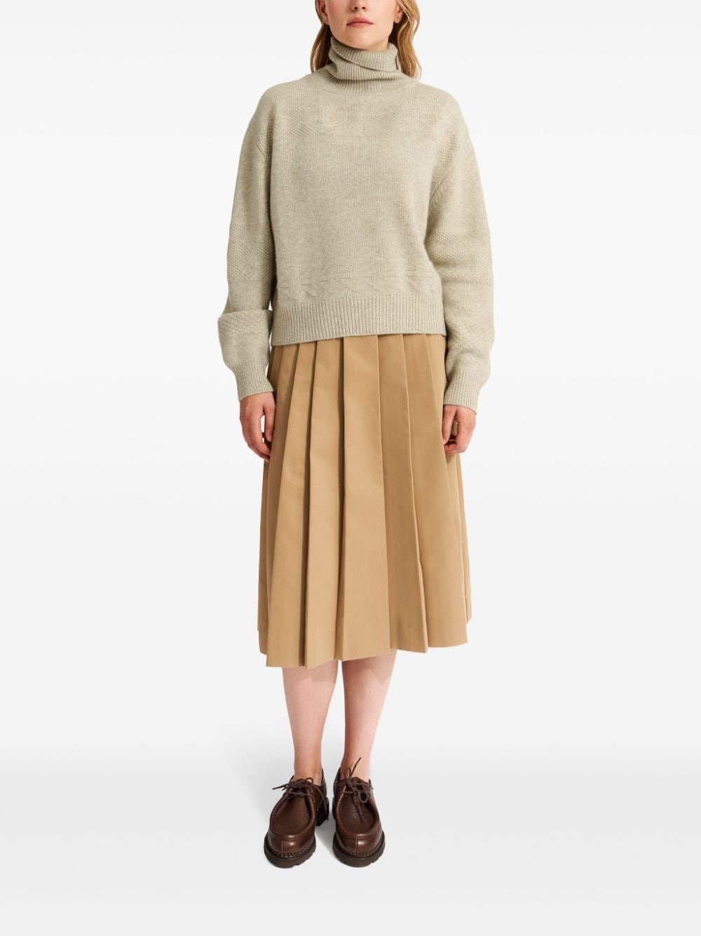 Pringle of Scotland turtleneck cashmere sweater - Beige