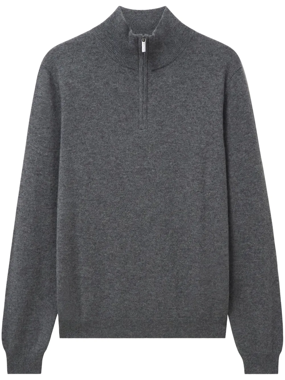 Pringle Of Scotland Zip-up Cashmere Jumper In Grey