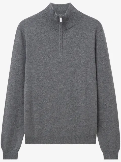 Pringle of Scotland zip-up cashmere jumper