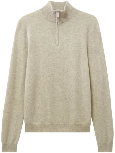Pringle of Scotland zip-up cashmere jumper