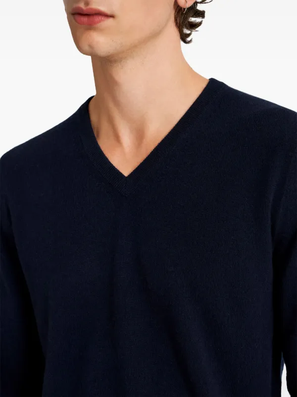 Pringle Of Scotland Vネック カシミアセーター | ブルー | FARFETCH JP