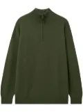 Pringle of Scotland zip cashmere jumper - Green