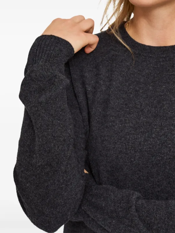 round-neck cashmere sweater