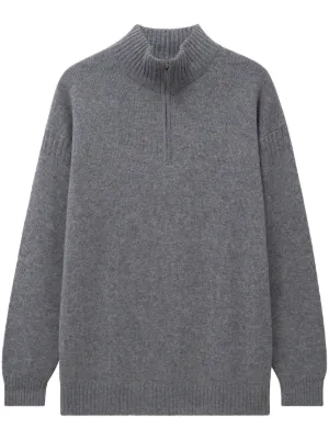 Prada half-zip Sweater | Grey | FARFETCH UK