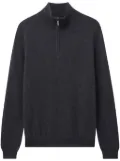 Pringle of Scotland zip cashmere jumper - Grey