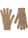 Pringle of Scotland Classic cashmere gloves - Neutrals