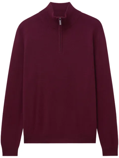 Pringle of Scotland zip-up cashmere jumper