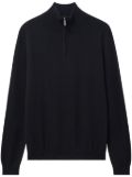 Pringle of Scotland zip-up cashmere jumper - Black