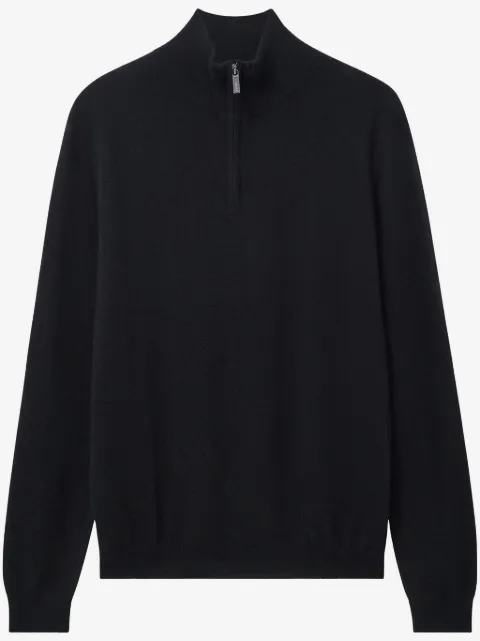 Pringle of Scotland zip-up cashmere jumper