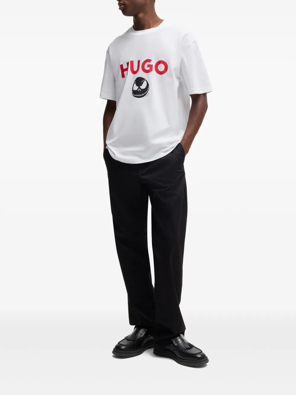 HUGO Camiseta com estampa de logo | Camisetas | Image 2