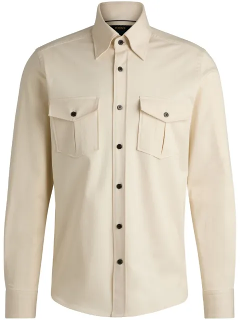 BOSS Camisa com patch de logo