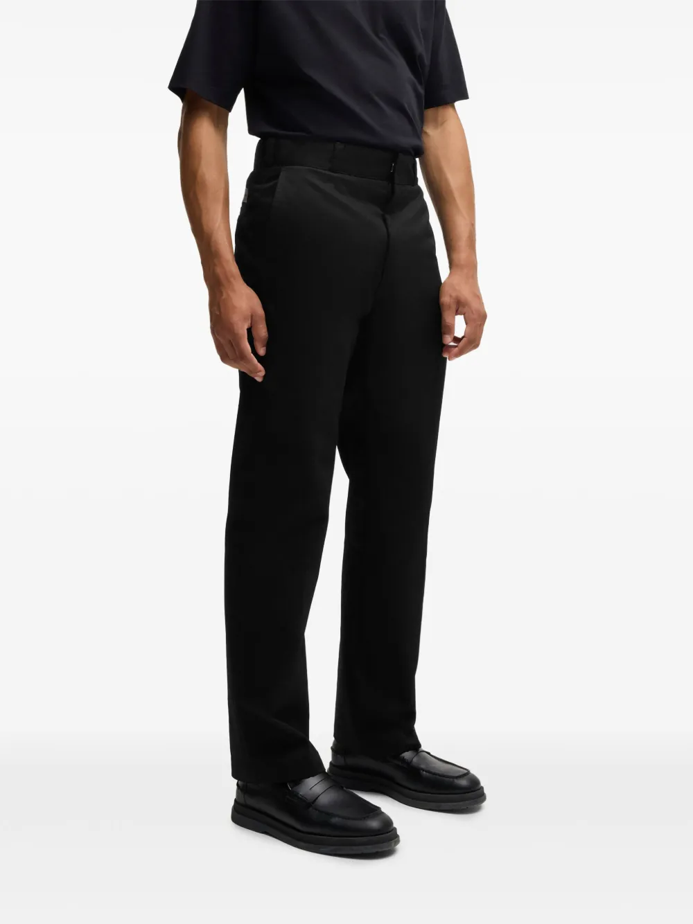 HUGO Slim-fit broek Zwart