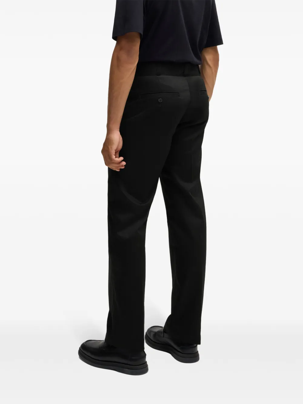 HUGO Slim-fit broek Zwart