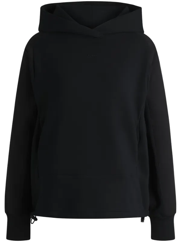 Drawstring hem hoodie shop