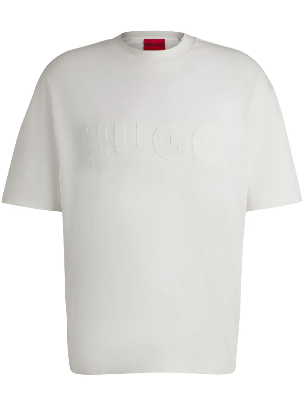 HUGO Camiseta com estampa de logo | Branco | Image 1