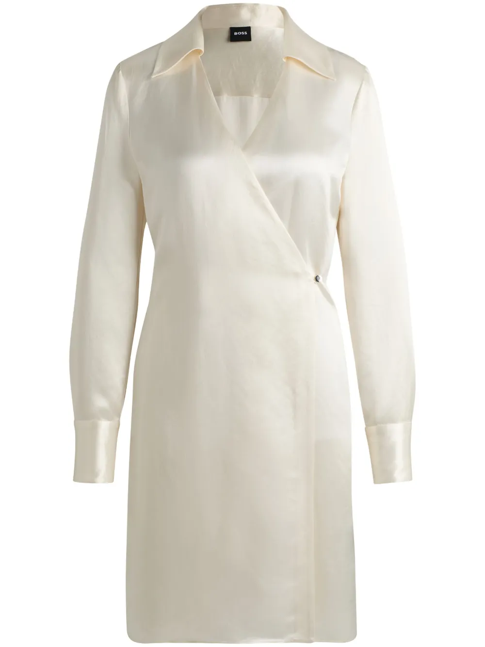 White wrap dress amazon discount