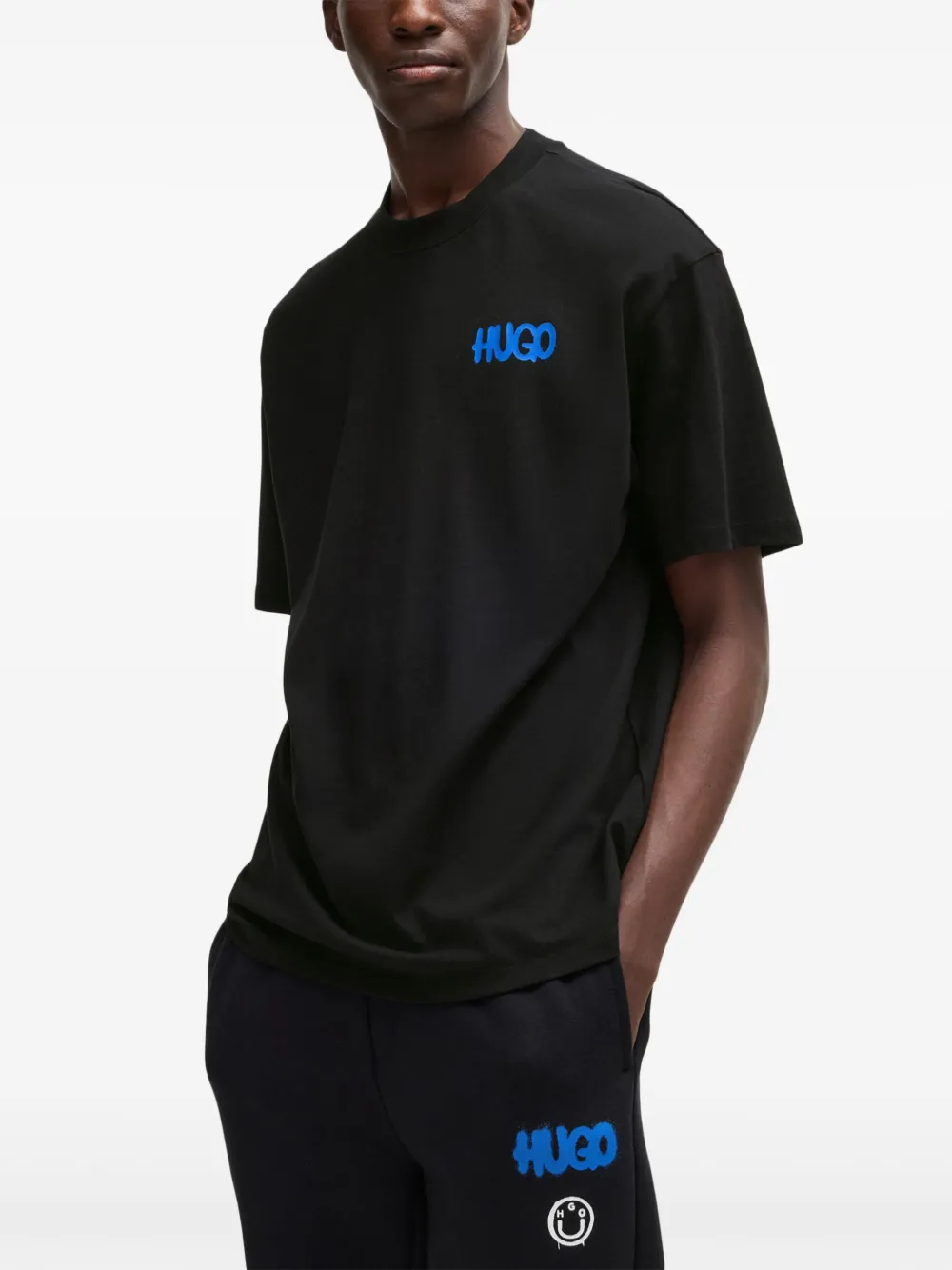 HUGO Camiseta com estampa de logo | Camisetas | Image 2