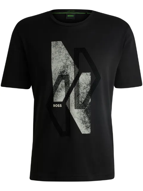 BOSS playera con estampado gráfico