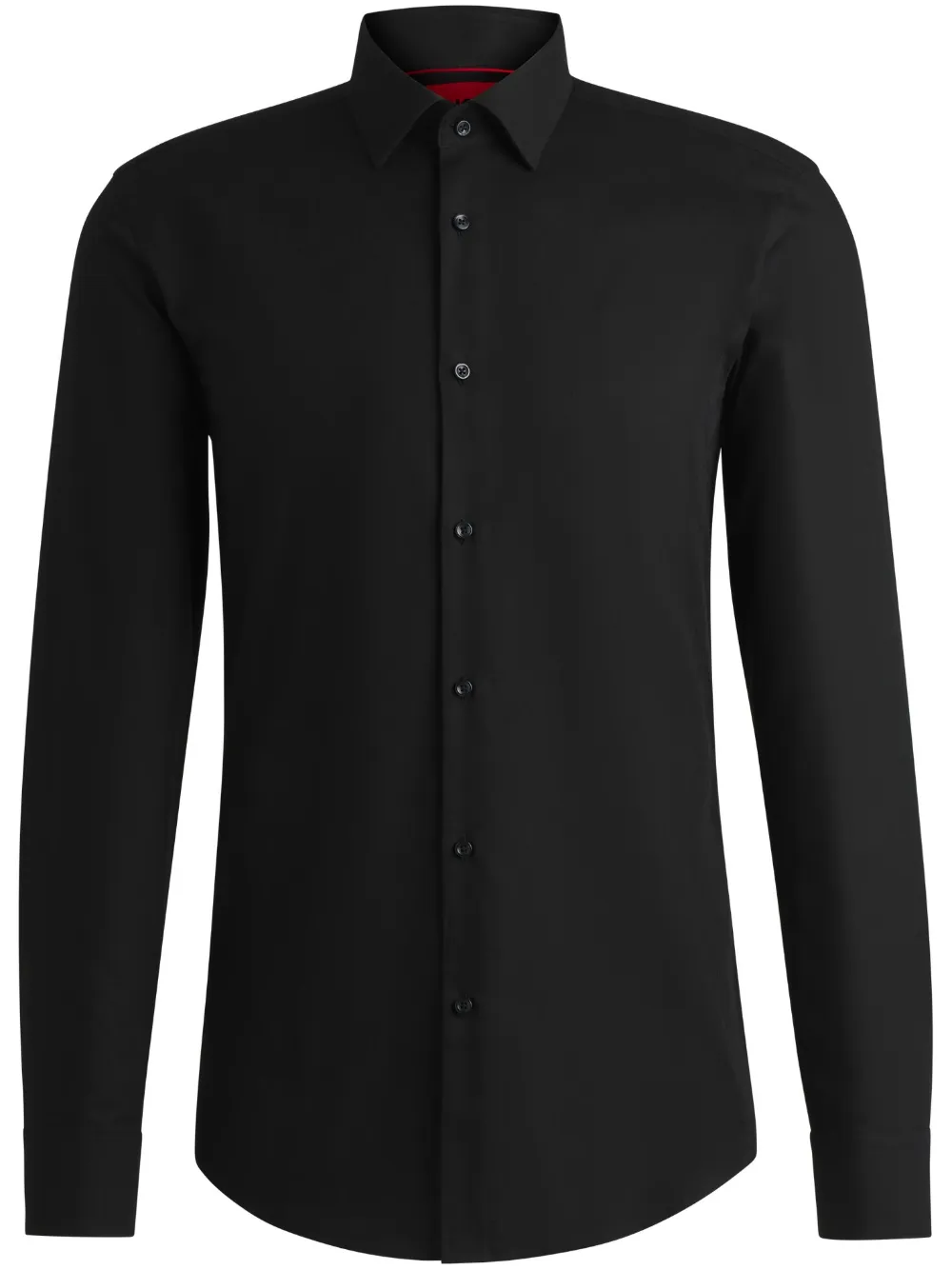 HUGO Camisa slim com abotoamento | Preto | Image 1