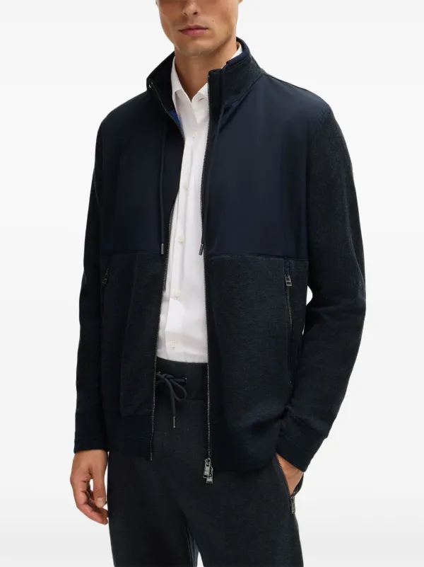  特価ブログのポータルサイト ジップアップ BOSS ジャケット JP FARFETCH | ブルー | メンズウェア