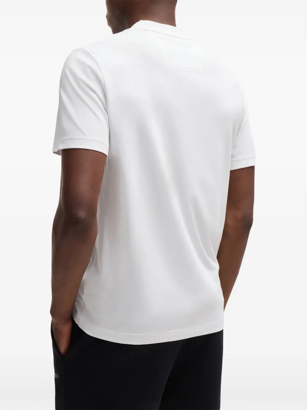 BOSS T-shirt met logoprint Wit