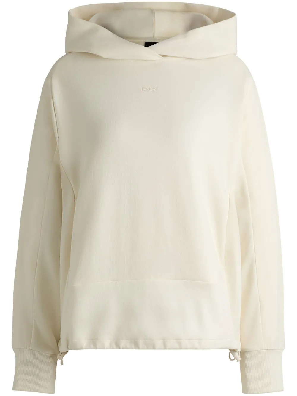 BOSS - logo-embroidered hoodie - women