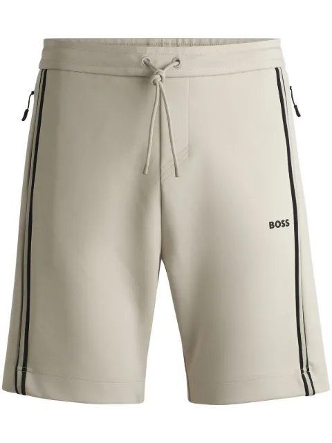 BOSS Bermuda esportiva com aplicação de faixa